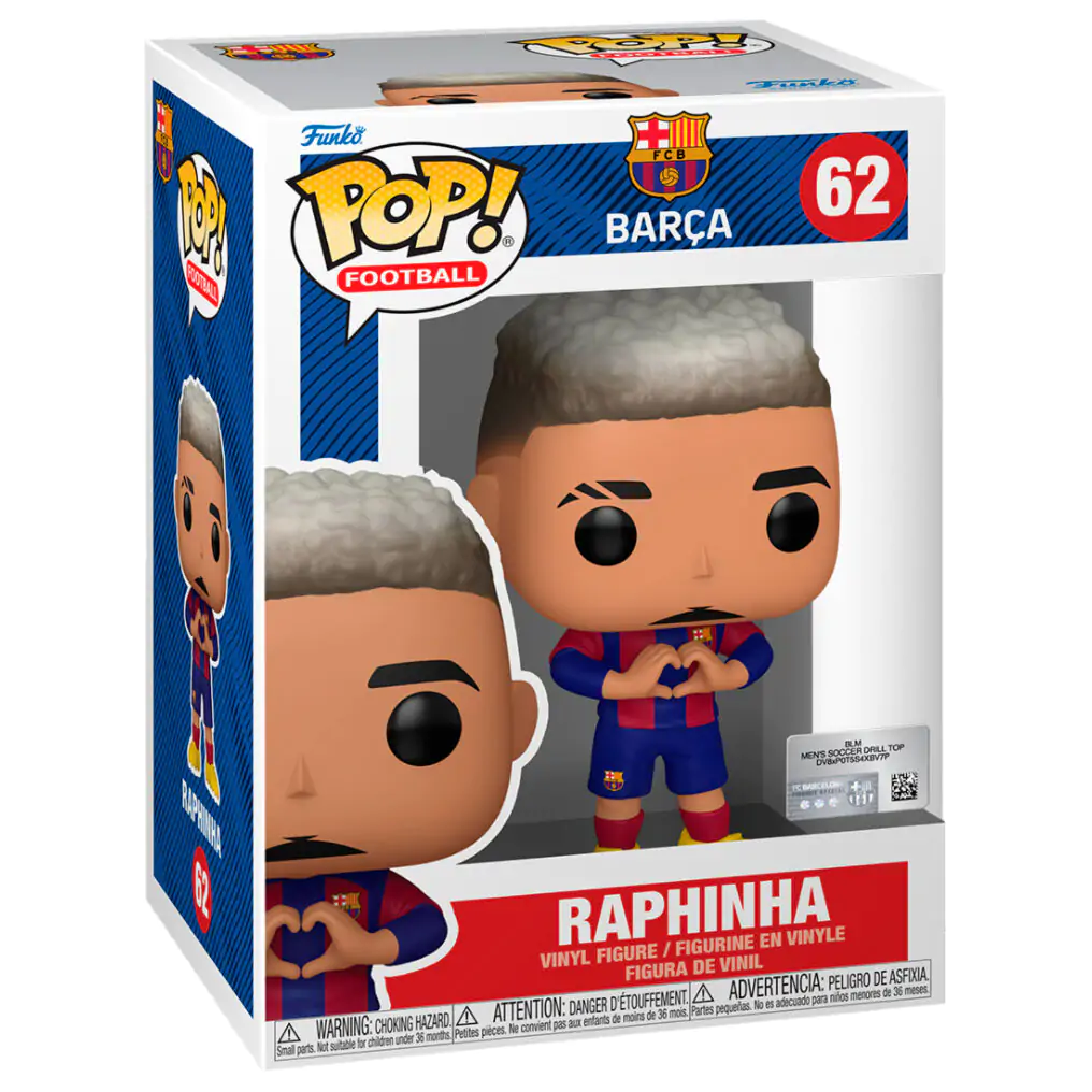 POP figure Football FC Barcelona Raphinha termékfotó