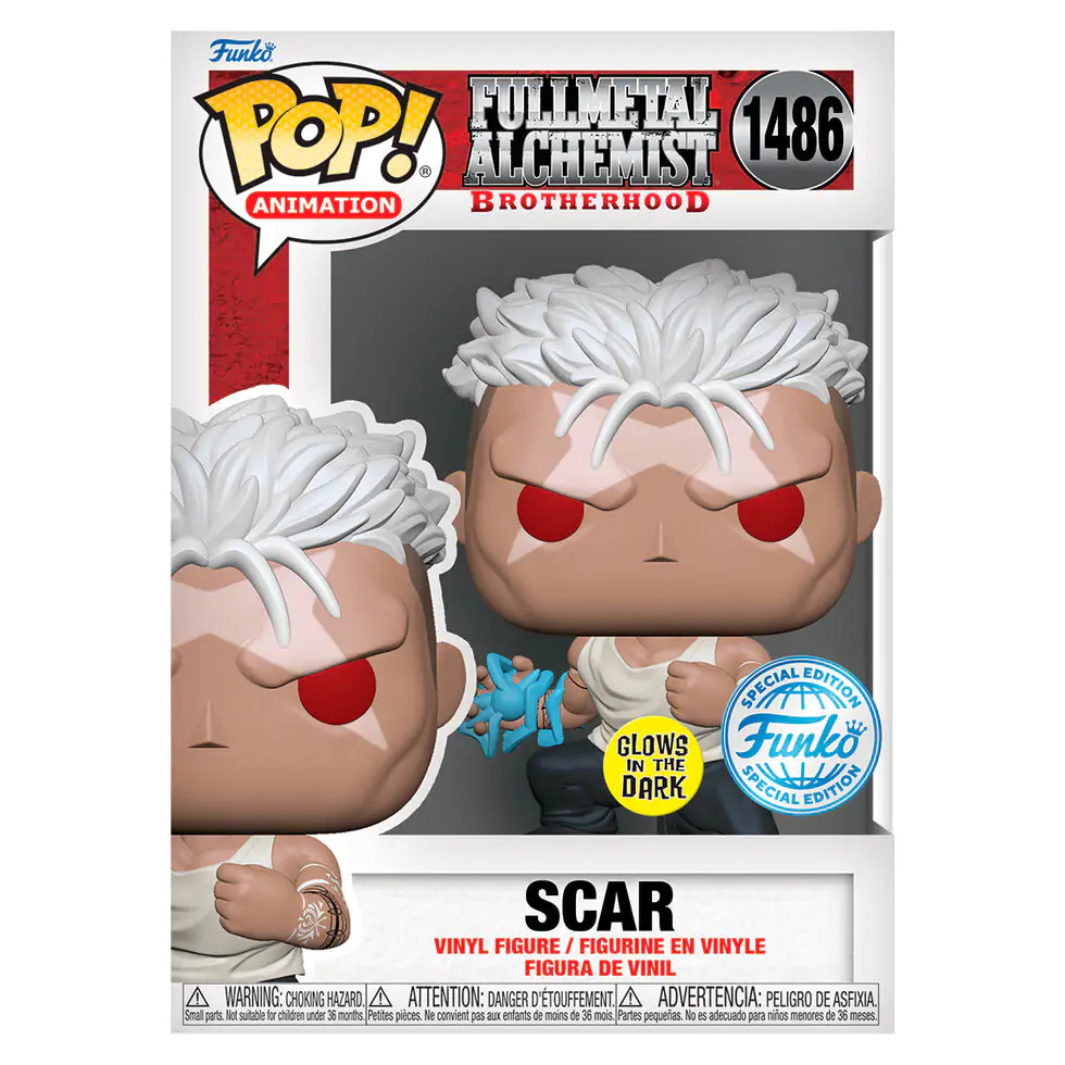 Funko POP figure Fullmetal Alchemist Brotherhood Scar Exclusive termékfotó