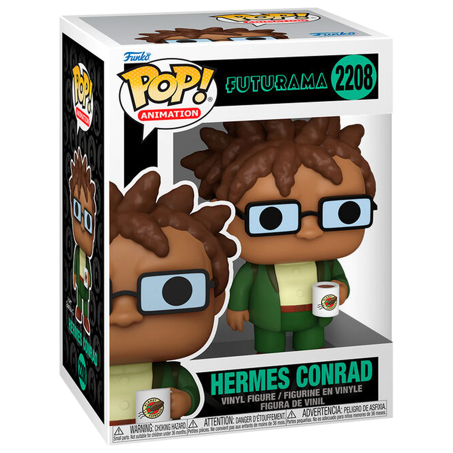 Funko POP figure Futurama Hermes Conrad product photo