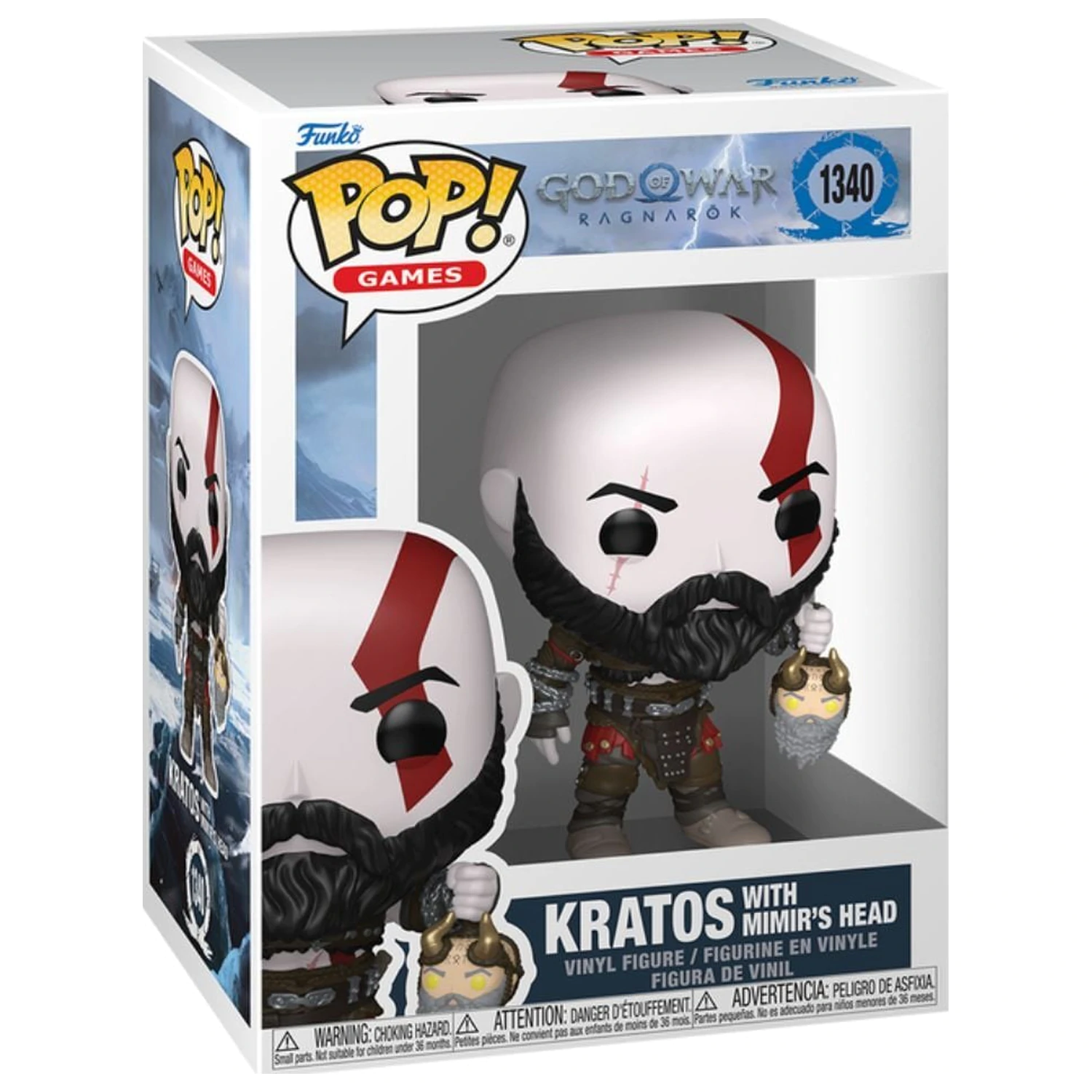 Funko POP figure God of War Kratos with Mimirs Head product photo