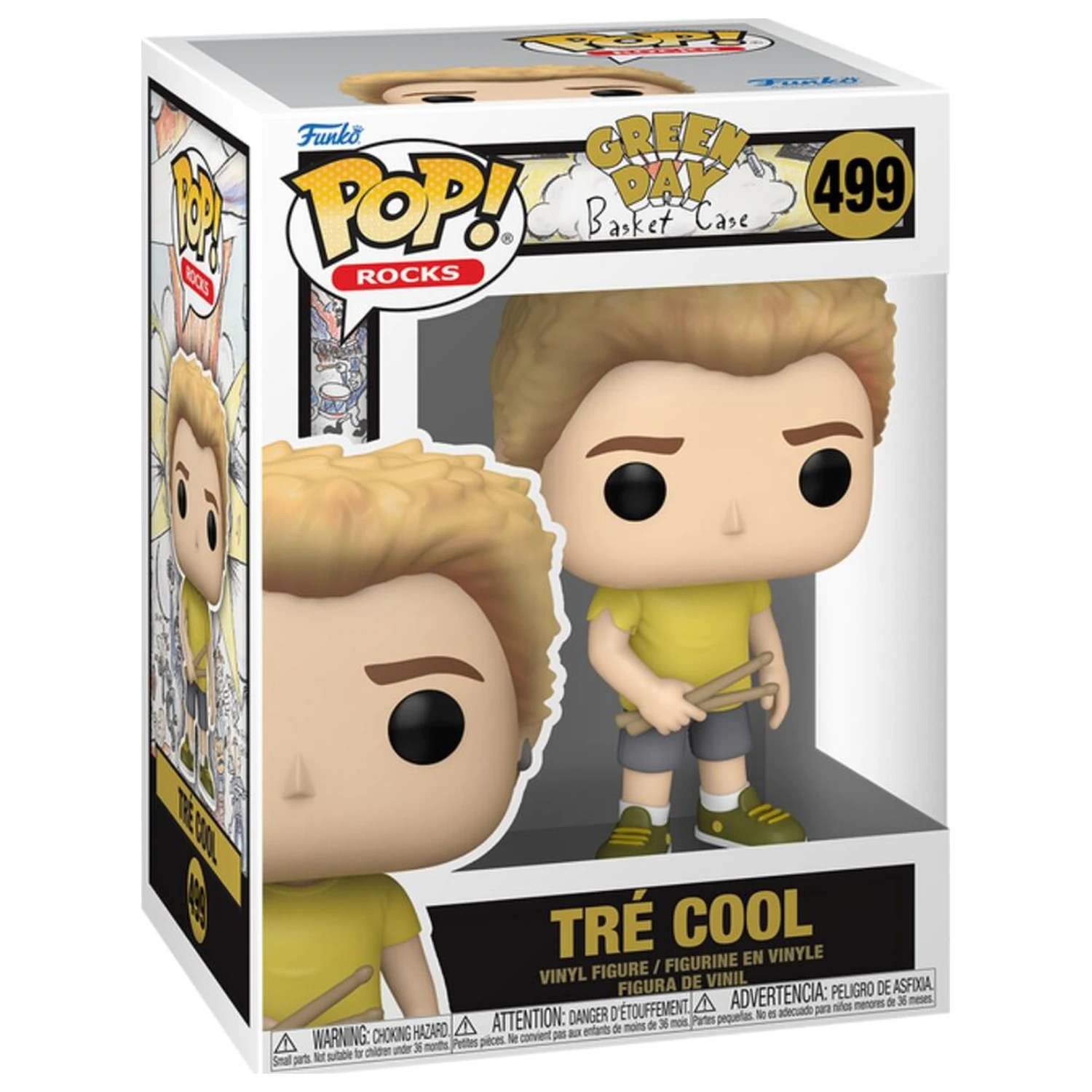 Funko POP figure Green Day Tre Cool Basket Case product photo