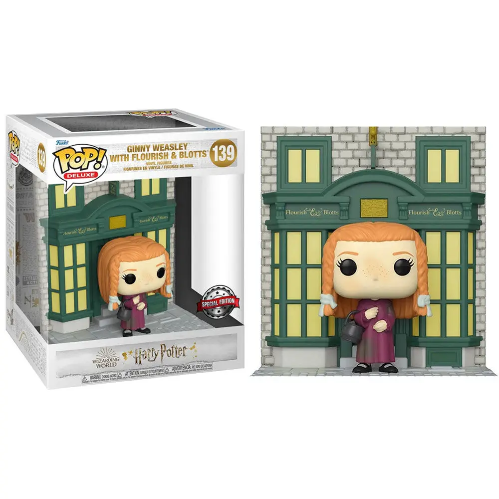 POP figure Harry Potter Diagon Alley Ginny Weasley Flourish & Blotts Exclusive termékfotó