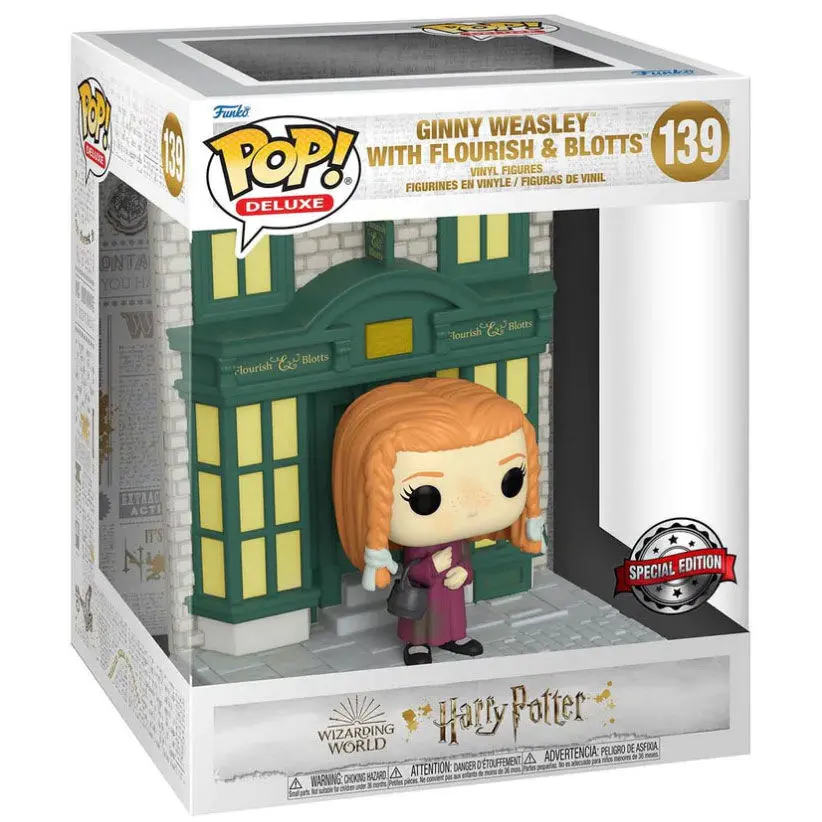 POP figure Harry Potter Diagon Alley Ginny Weasley Flourish & Blotts Exclusive termékfotó