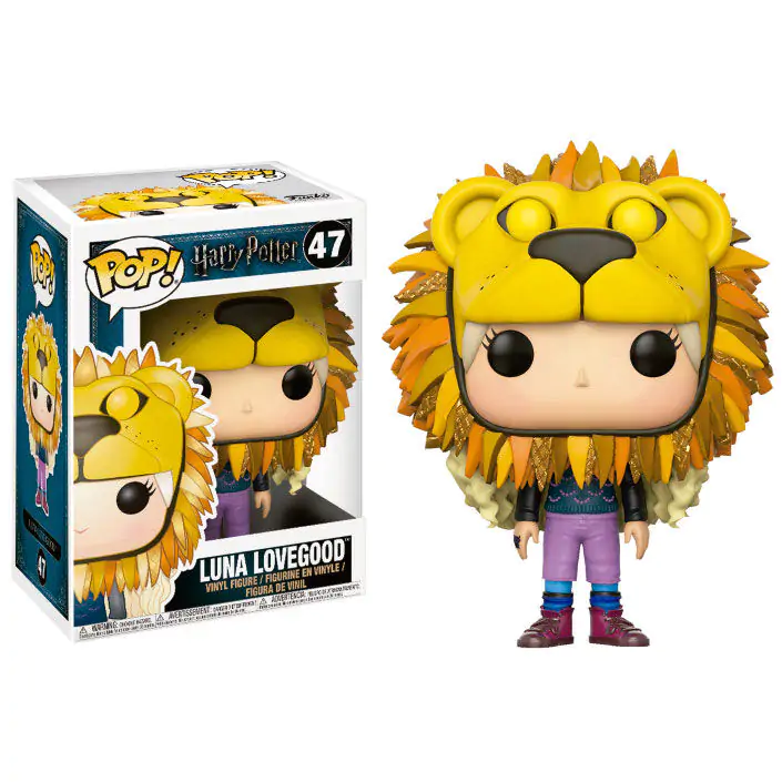 POP figure Harry Potter Luna Lovegood with Lion Head product photo