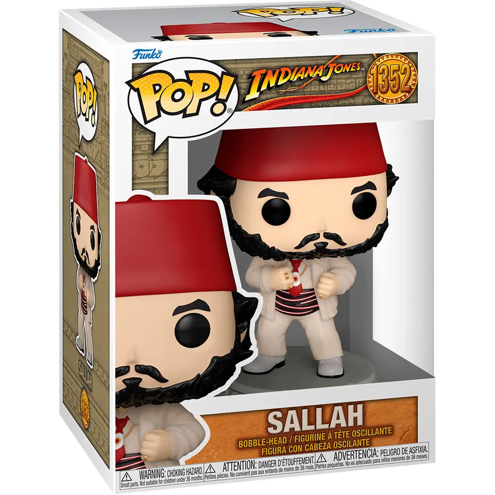 Indiana Jones POP! Movies Vinyl Figure Sallah 9 cm termékfotó