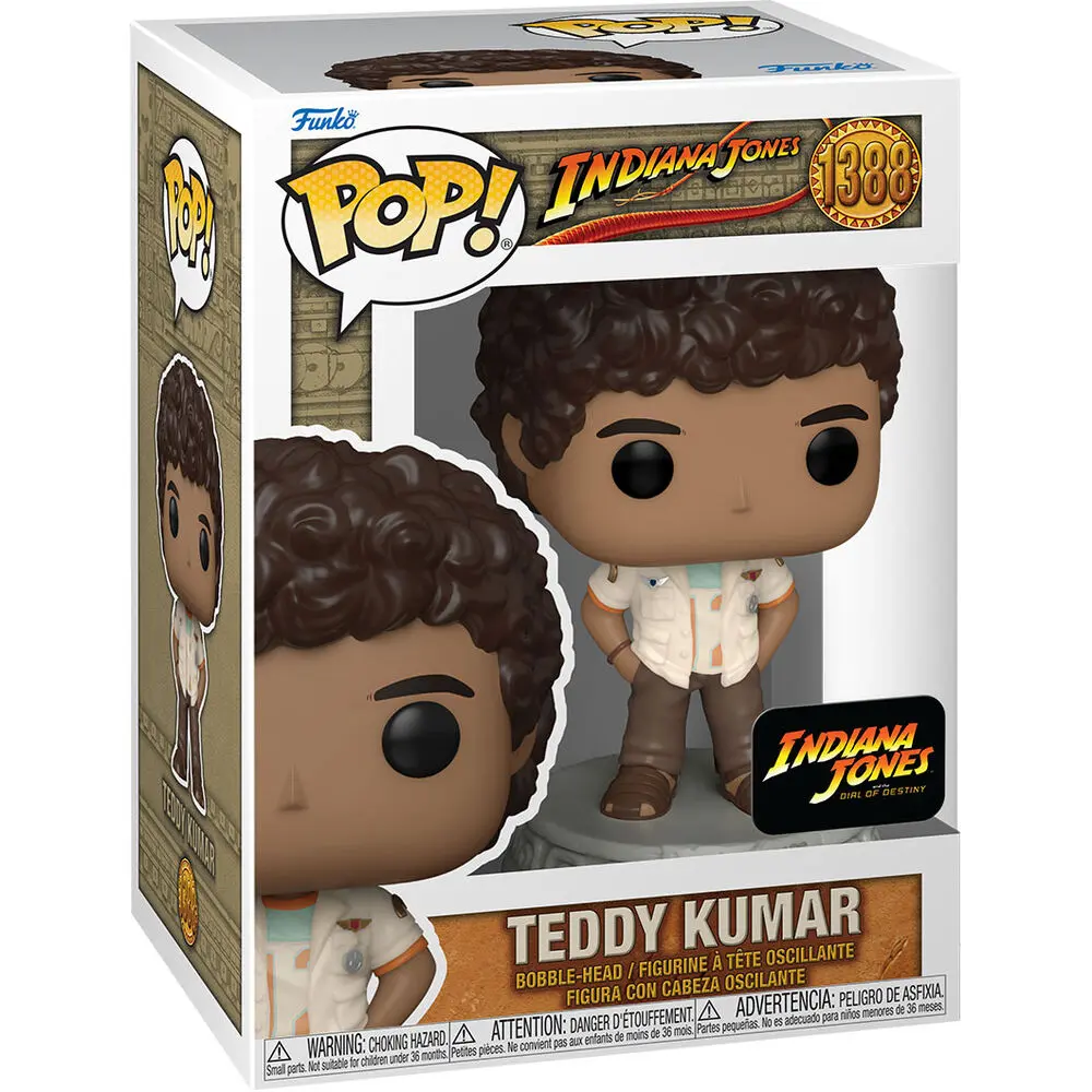 Indiana Jones 5 POP! Movies Vinyl Figure Teddy Kumar 9 cm termékfotó