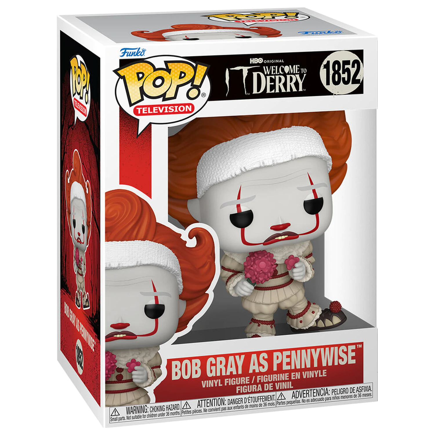 Funko POP figure IT Welcome To Derry Bob Gray as Pennywise product photo