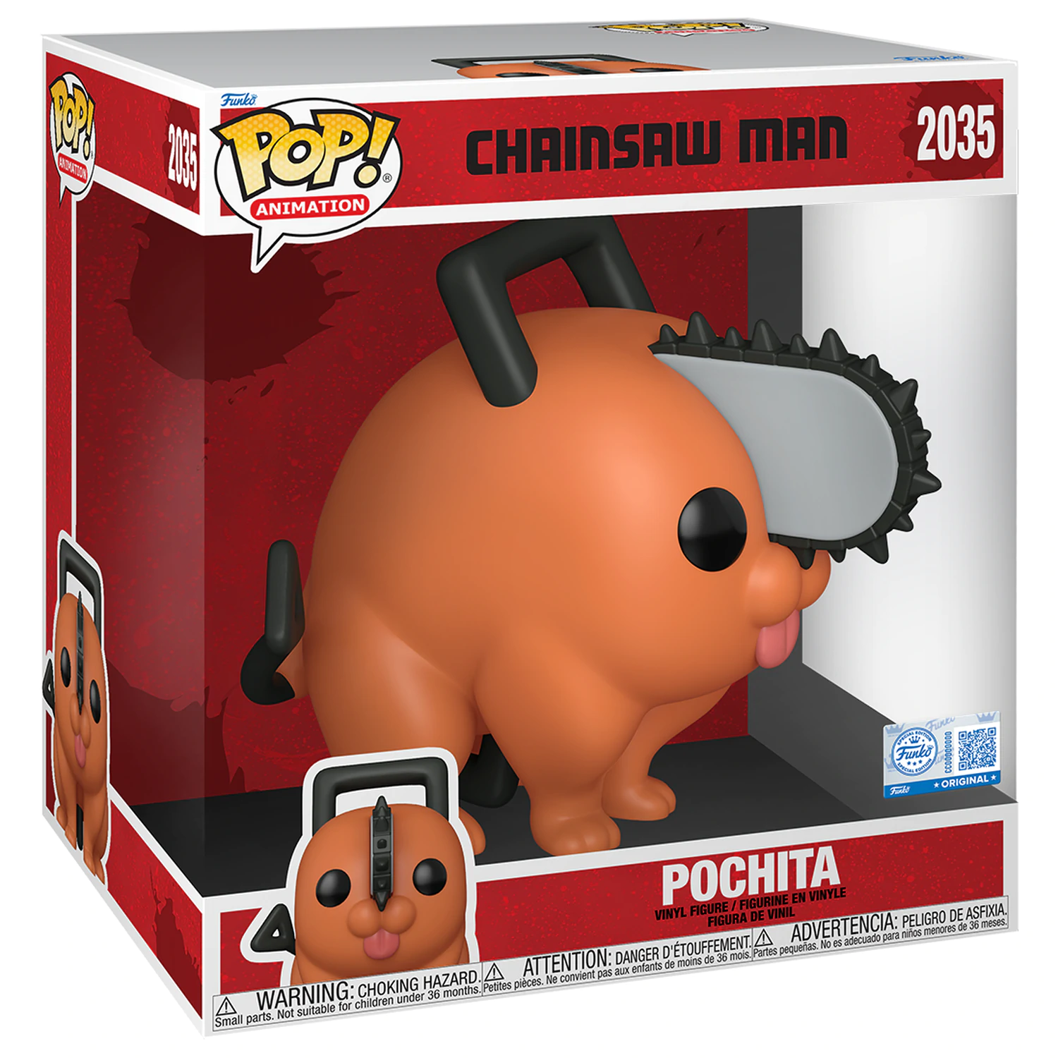 Funko POP figure Jumbo Chainsaw Man Pochita 25cm product photo