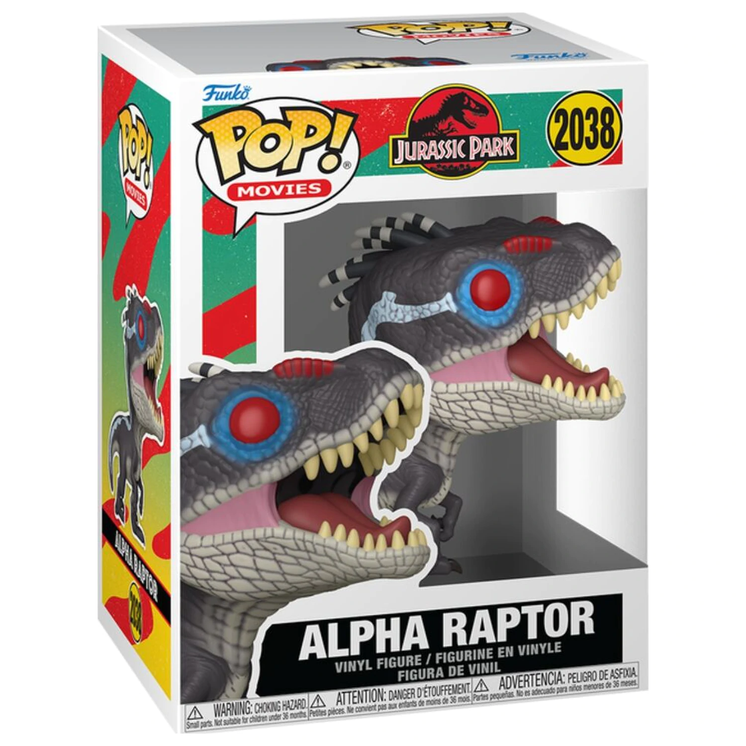 Funko POP figure Jurassic Park Alpha Raptor product photo