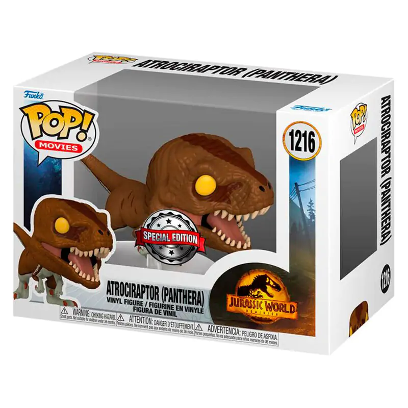 POP figure Jurassic World 3 Atrociraptor Panthera Exclusive termékfotó