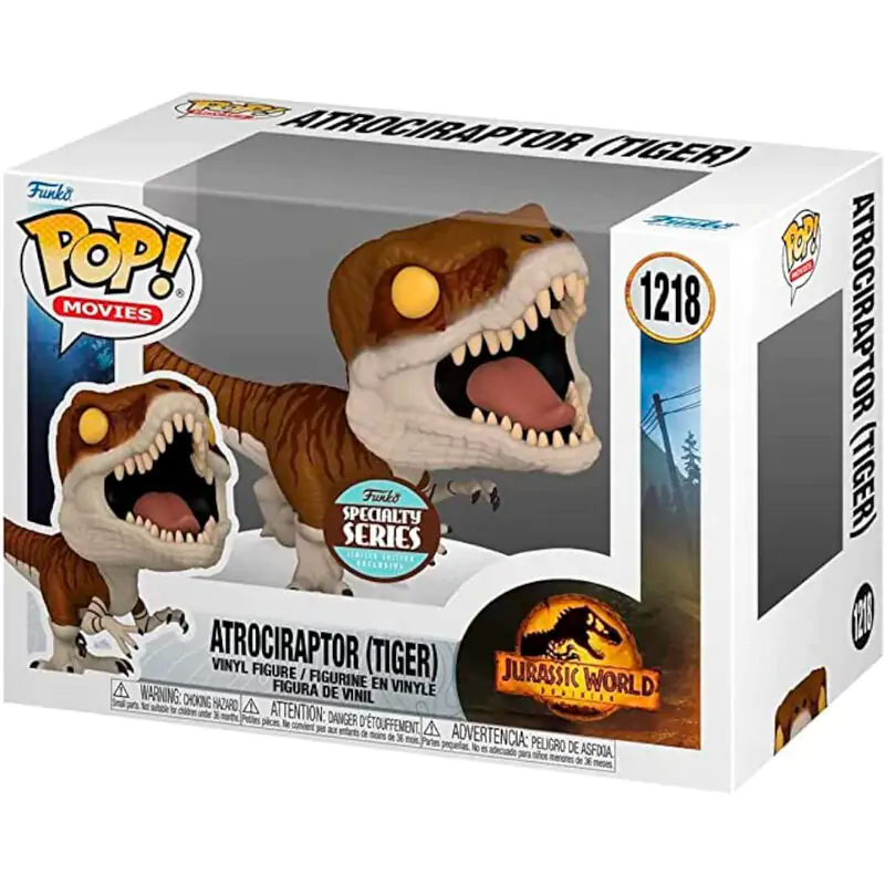 POP figure Jurassic World 3 Atrociraptor Tiger Exclusive termékfotó