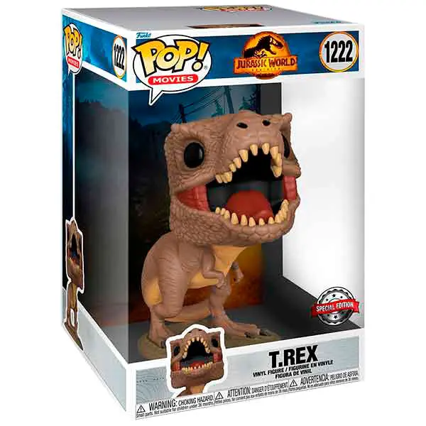 POP figure Jurassic World 3 T-Rex Exclusive 25cm product photo