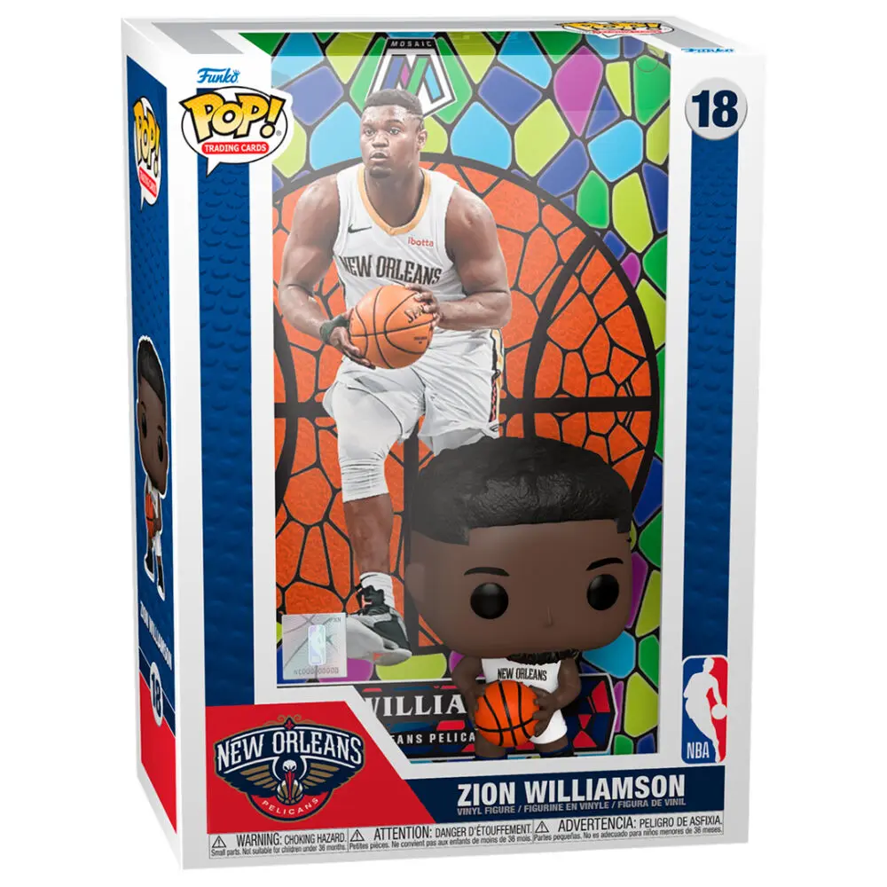 NBA POP! Trading Cards Vinyl Figure Zion Williamson (Mosaic) 9 cm product photo