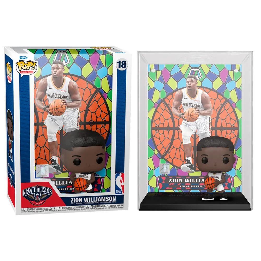 NBA POP! Trading Cards Vinyl Figure Zion Williamson (Mosaic) 9 cm product photo