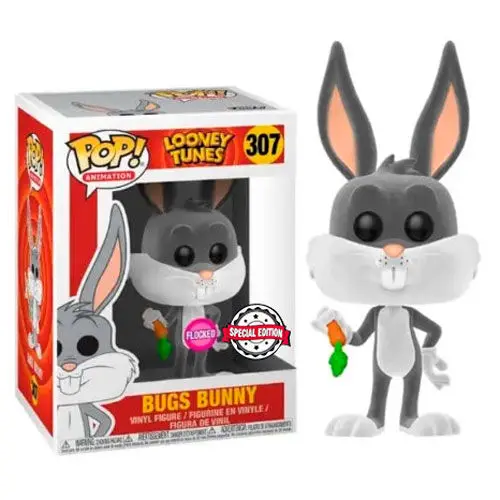 POP figure Looney Tunes Bugs Bunny Flocked Exclusive termékfotó