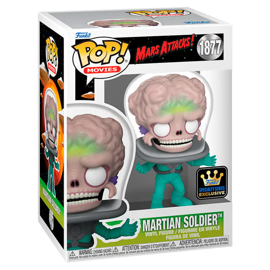 Funko POP figure Mars Attacks Martian Soldier Exclusive termékfotó