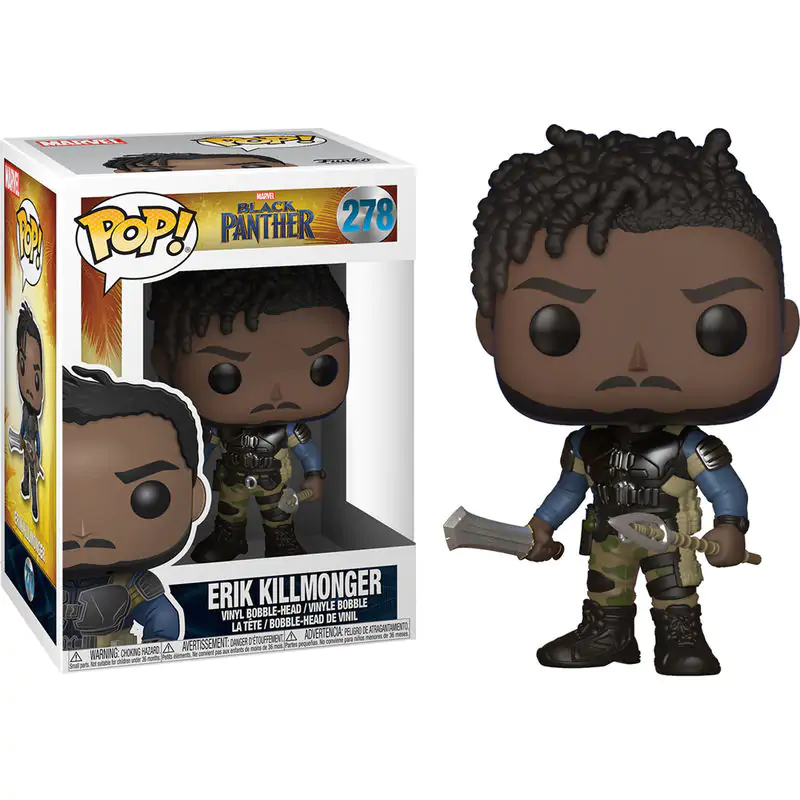 Funko POP figure Marvel Black Panther Killmonger product photo