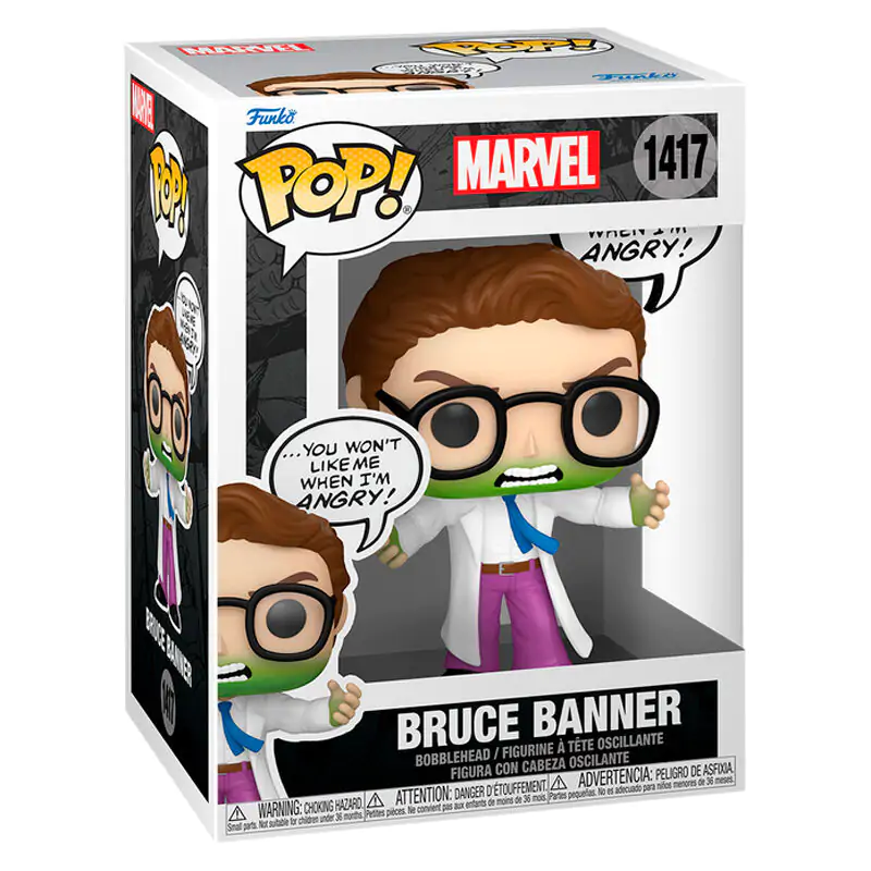 Funko POP figure Marvel Bruce Banner Hulk product photo