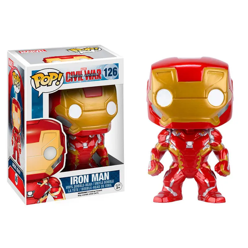 Captain America Civil War POP! Vinyl Bobble-Head Iron Man 10 cm product photo