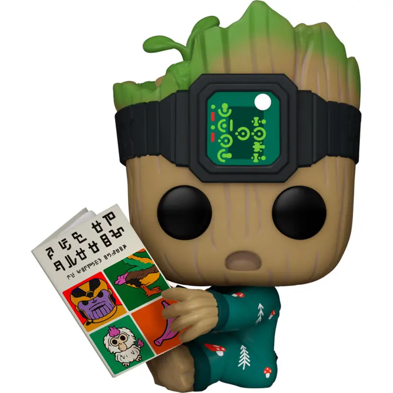 I Am Groot POP! Vinyl Figure Groot PJs w/book 9 cm termékfotó