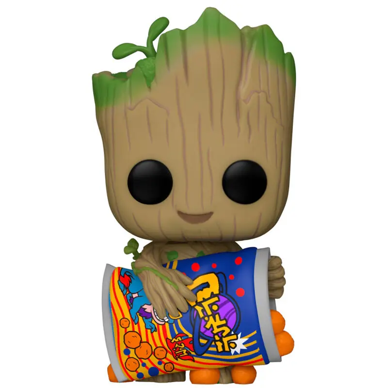 I Am Groot POP! Vinyl Figure Groot w/Cheese Puffs 9 cm termékfotó