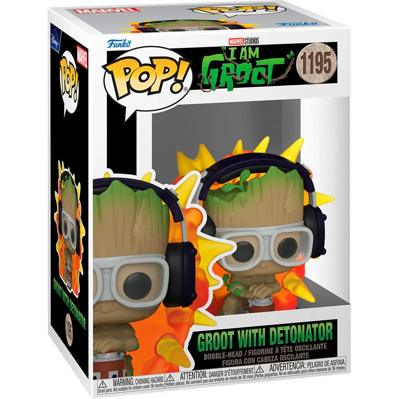 I Am Groot POP! Vinyl Figure Groot w/ detonator 9 cm termékfotó