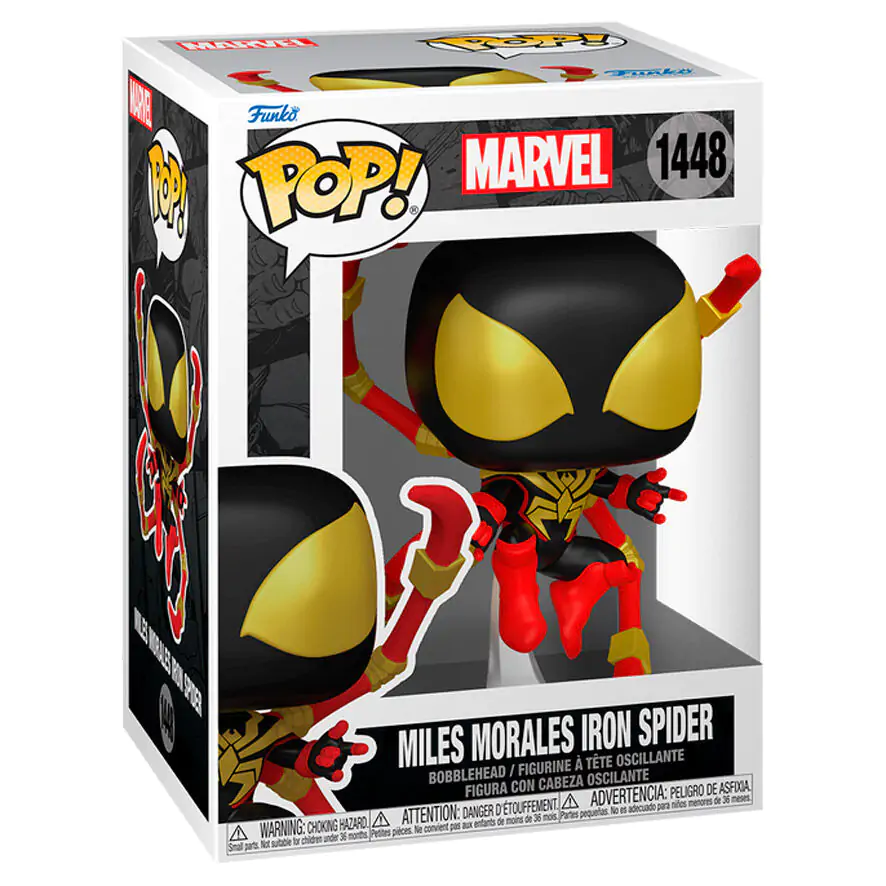 Funko POP figure Marvel Miles Morales Iron Spider product photo