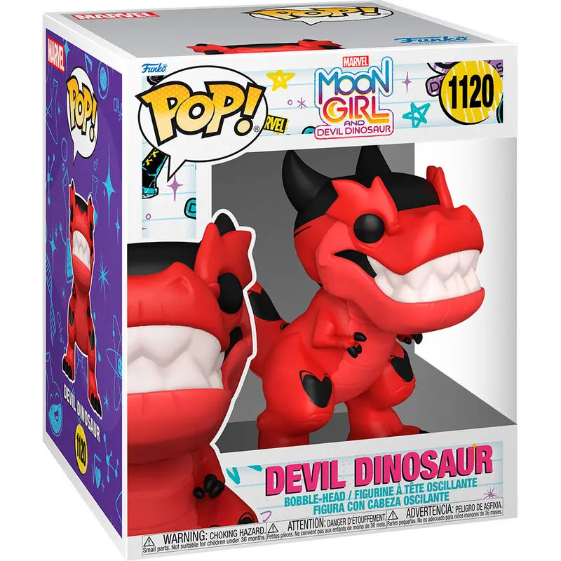 Moon Girl & Devil Dino Super Sized POP! Vinyl Figure Devil Dino 15 cm termékfotó