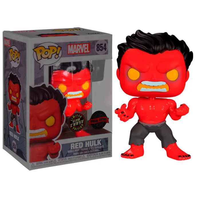 POP figure Marvel Red Hulk Chase Exclusive product photo