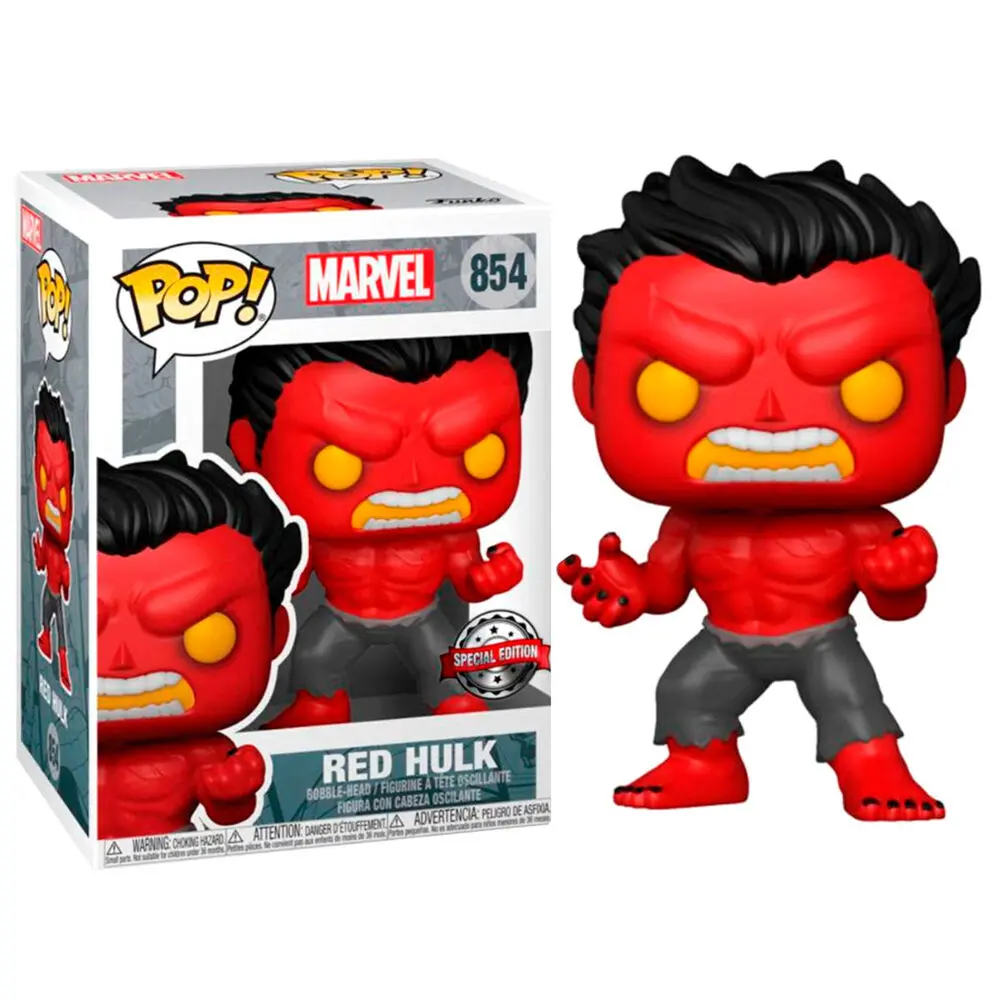 POP figure Marvel Red Hulk Exclusive termékfotó