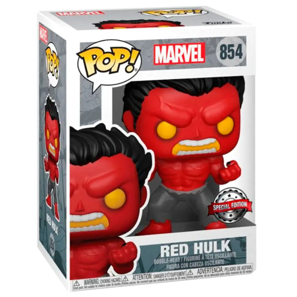 POP figure Marvel Red Hulk Exclusive termékfotó