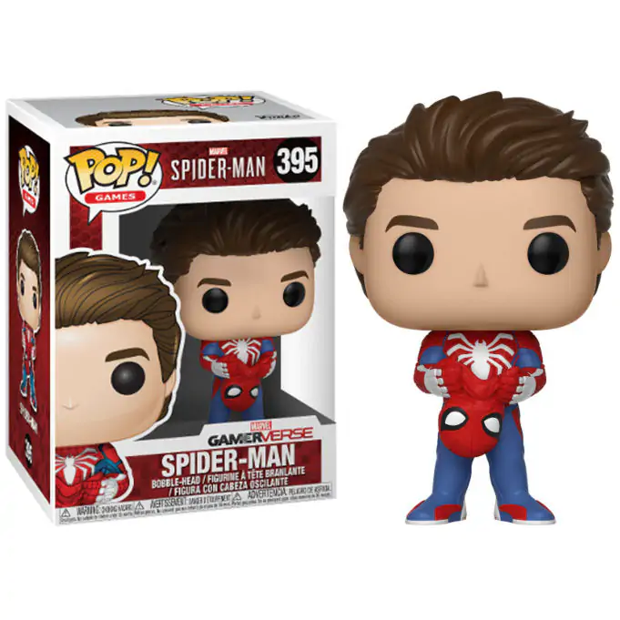 Funko POP figure Marvel Spider-Man unmasked Spider-Man product photo