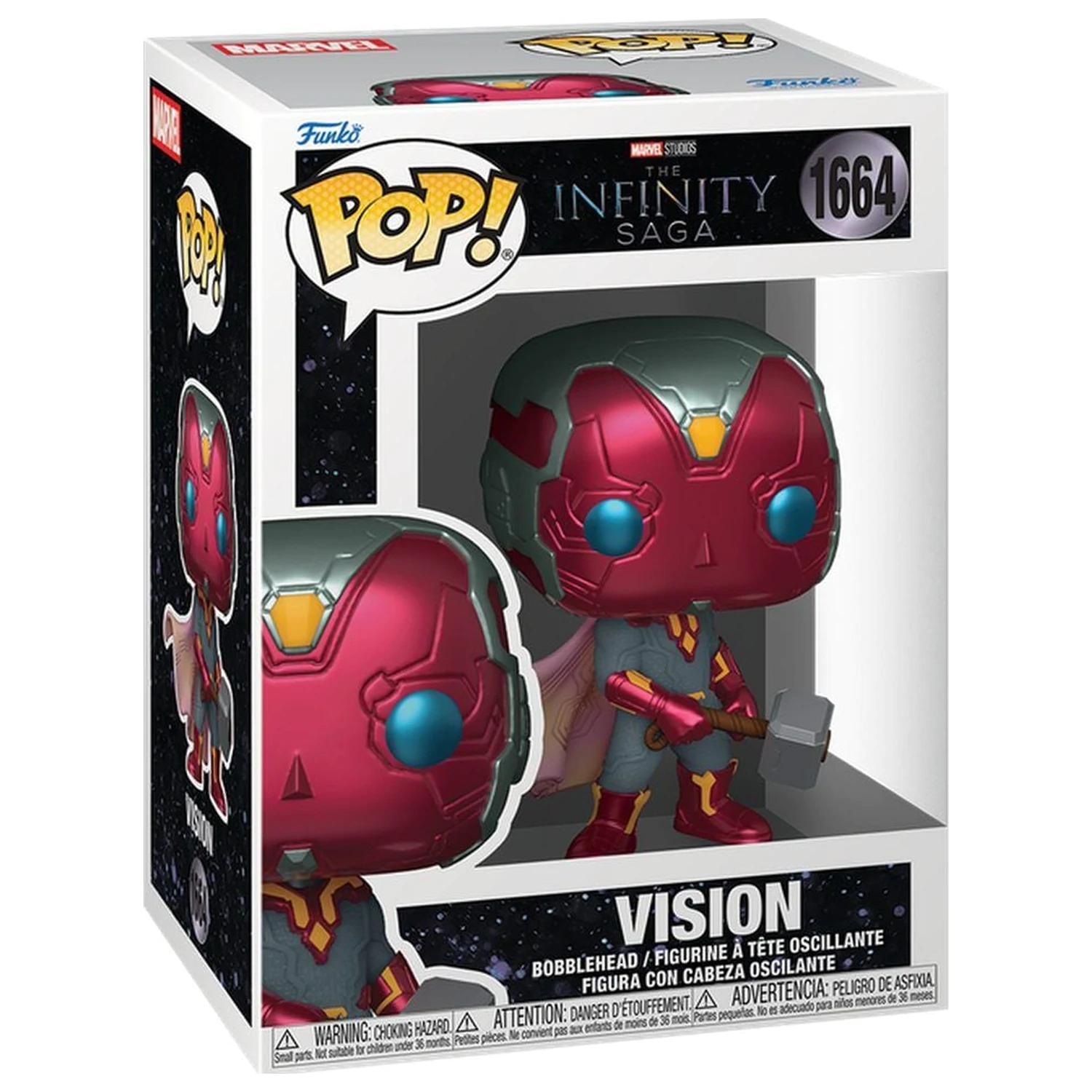 Funko POP figure Marvel Studios The Infinity Saga Vision with Mjölnir product photo