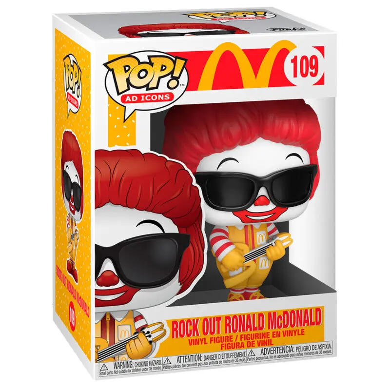 POP figure McDonalds Rock Out Ronald product photo