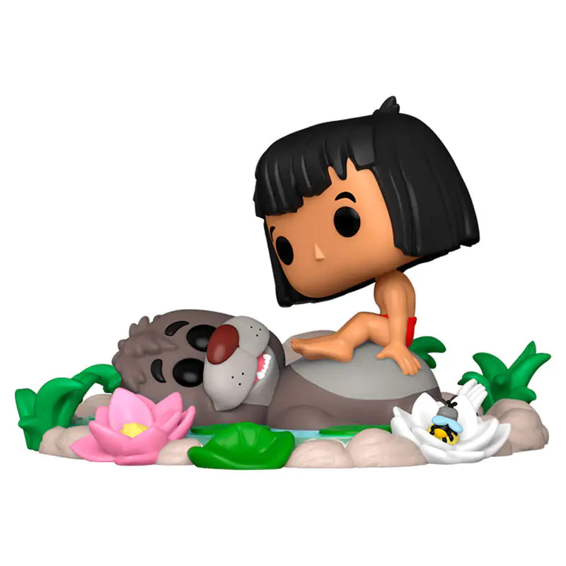 Funko POP figure Moment Disney El Libro de la Selva Baloo & Mowgli termékfotó