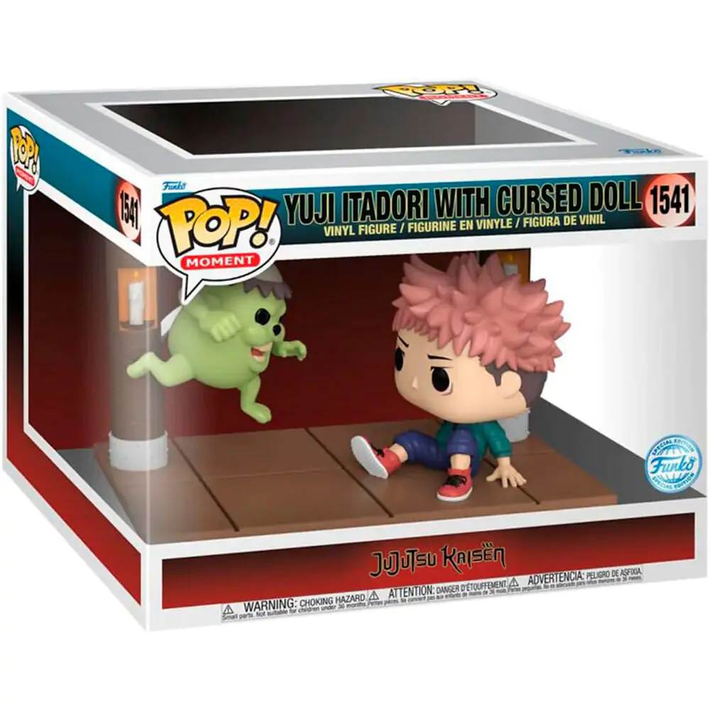 Funko POP figure Moment Jujutsu Kaisen Yuji Itadori with Cursed Doll Exclusive termékfotó