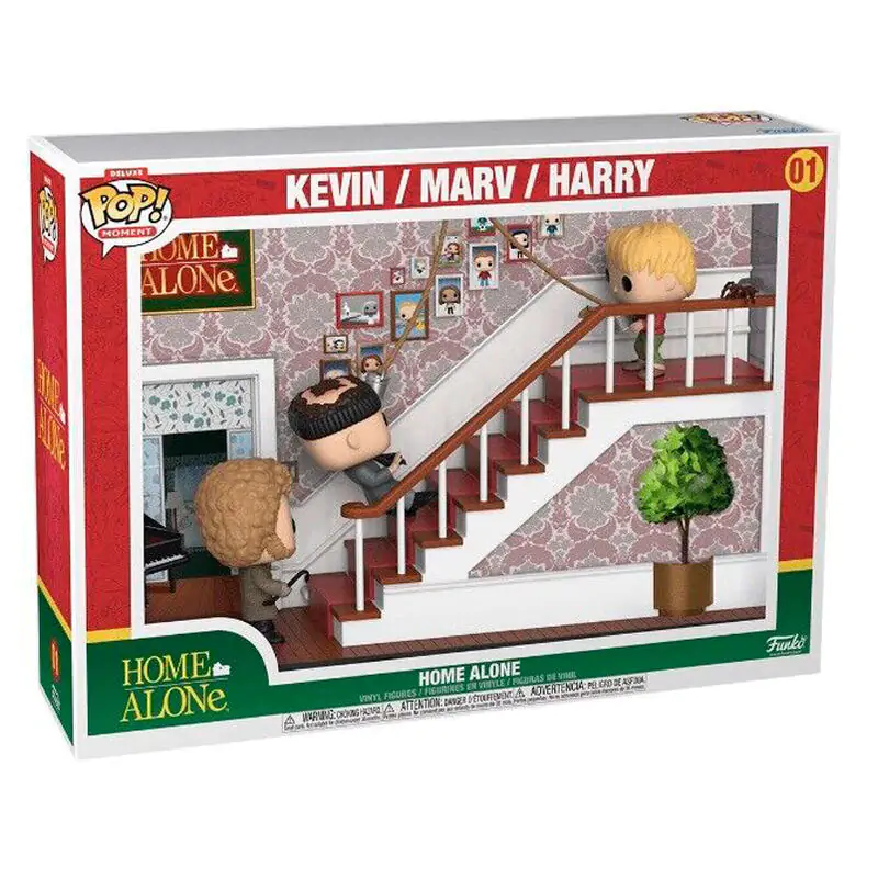 Funko POP figure Moments Deluxe Home Alone Staircase product photo