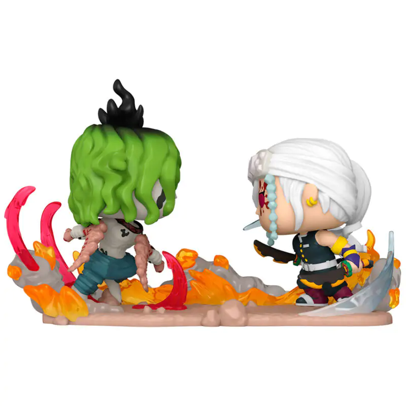 Funko POP figure Moments Demon Slayer Kimetsu no Yaiba Tengen VS Gyutaro product photo