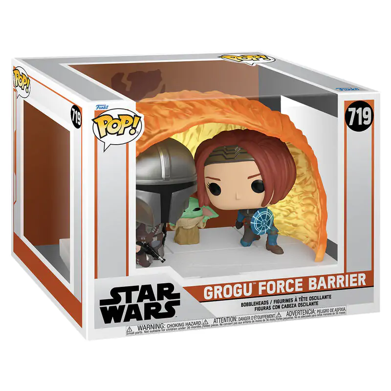 Funko POP figure Moments Star Wars The Mandalorian Grogu Force Barrier termékfotó