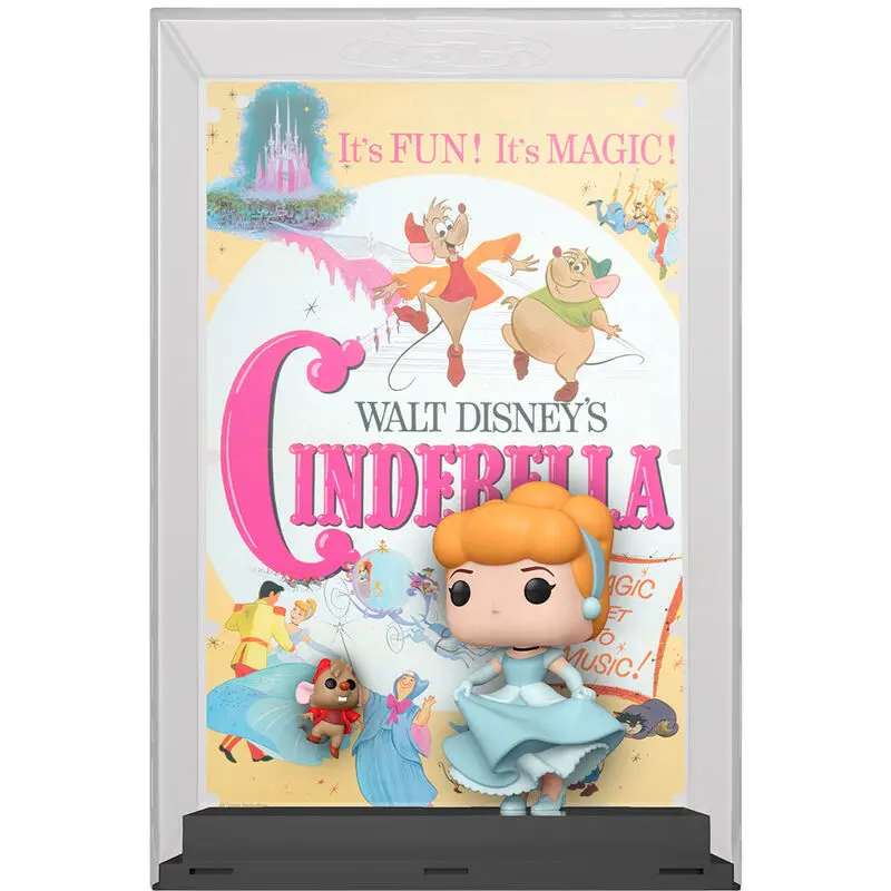 Disney's 100th Anniversary POP! Movie Poster & Figure Cinderella 9 cm termékfotó