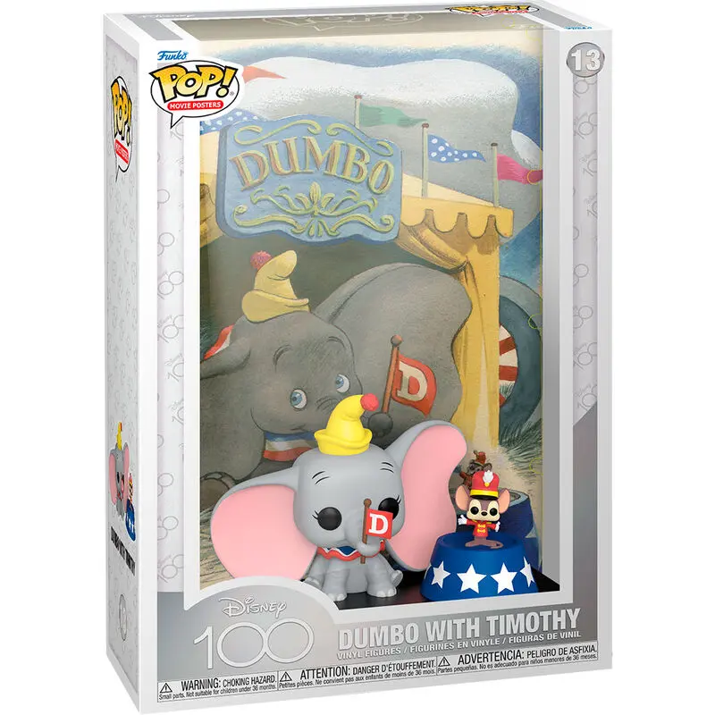 Disney's 100th Anniversary POP! Movie Poster & Figure Dumbo 9 cm product photo