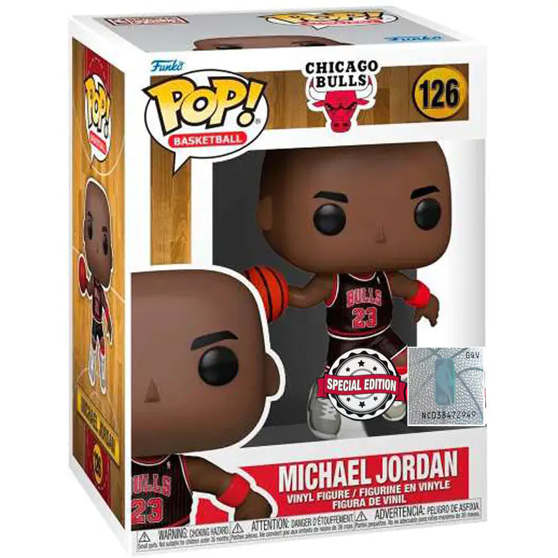 POP figure NBA Chicago Bulls Michael Jordan with Jordans Exclusive product photo