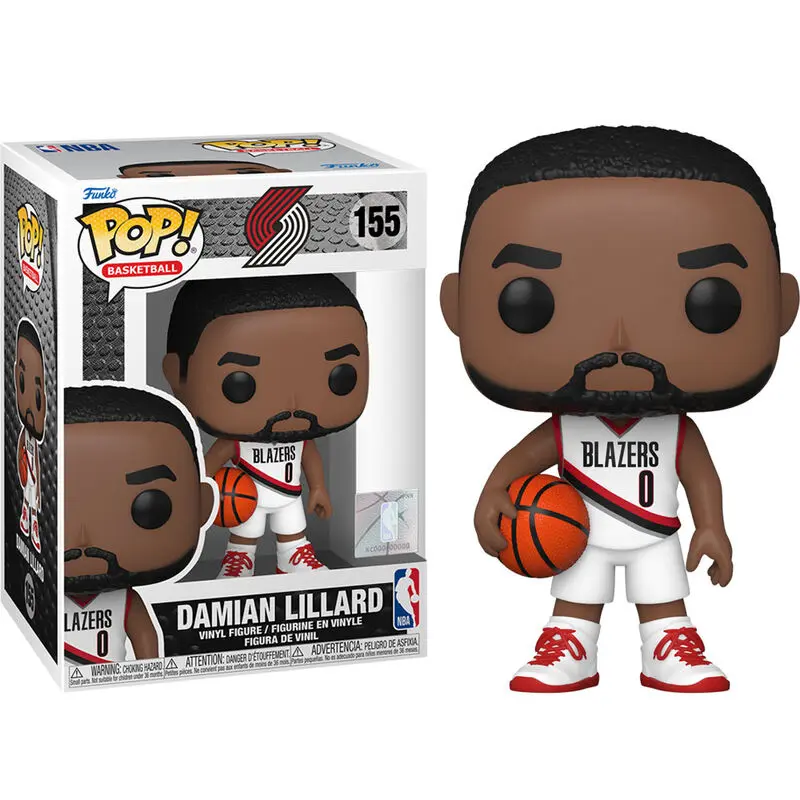 NBA POP! Sports Vinyl Figure Damian Lillard (Trailblazers) 9 cm product photo