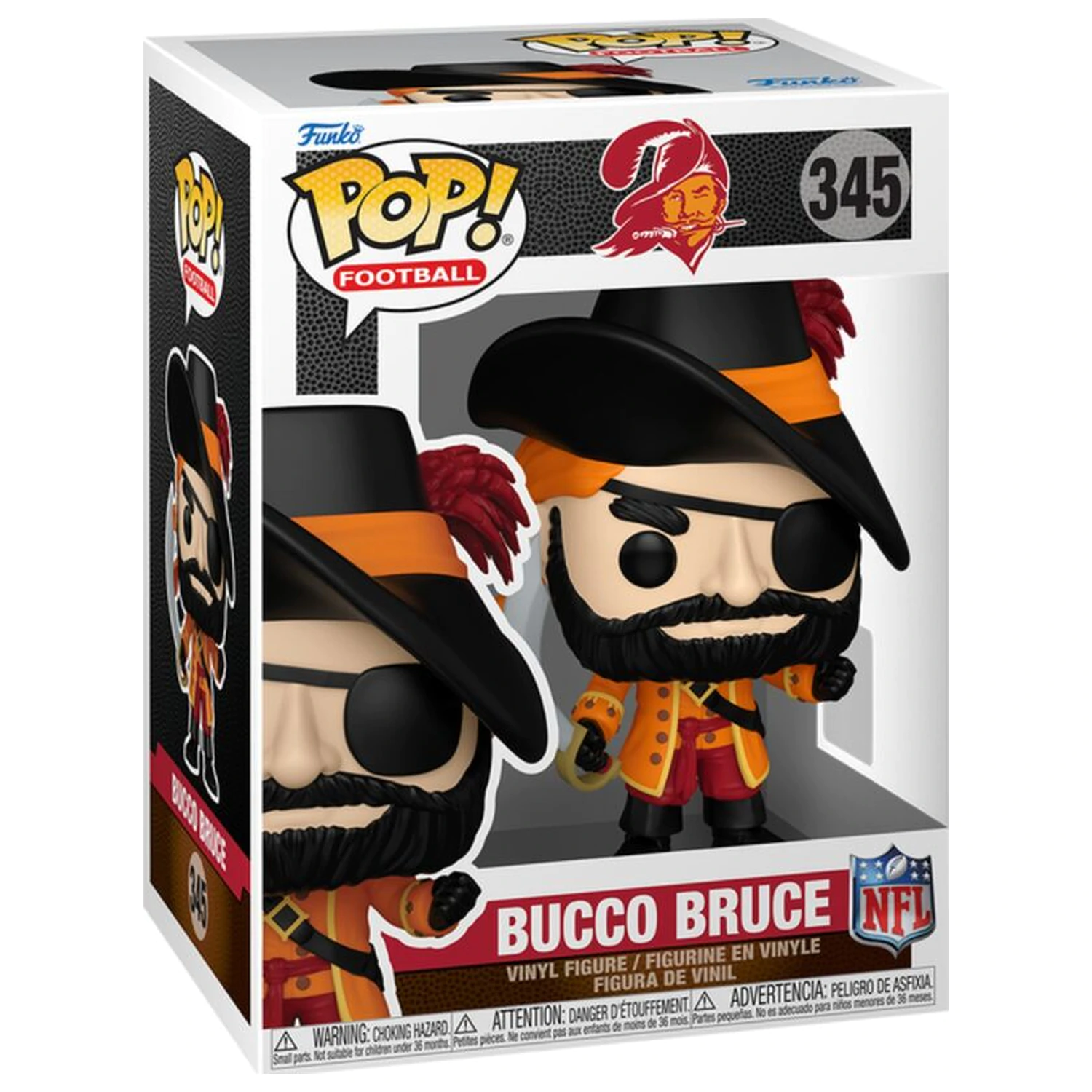 Funko POP figure NFL Bucco Bruce product photo