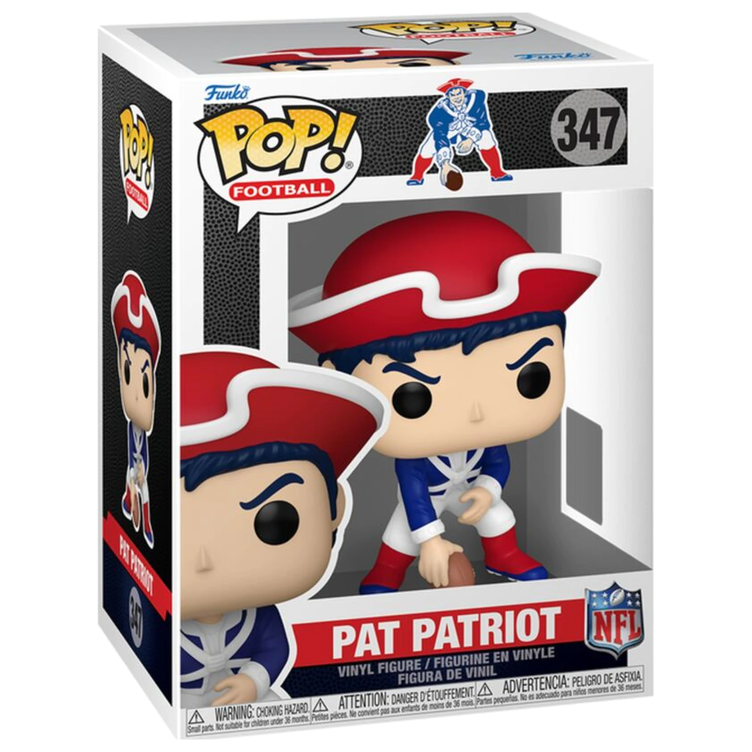 Funko POP figure NFL Pat Patriot product photo