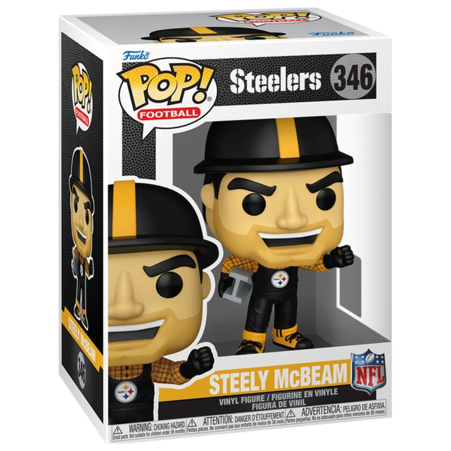 Funko POP figure NFL Steelers Steely McBeam product photo