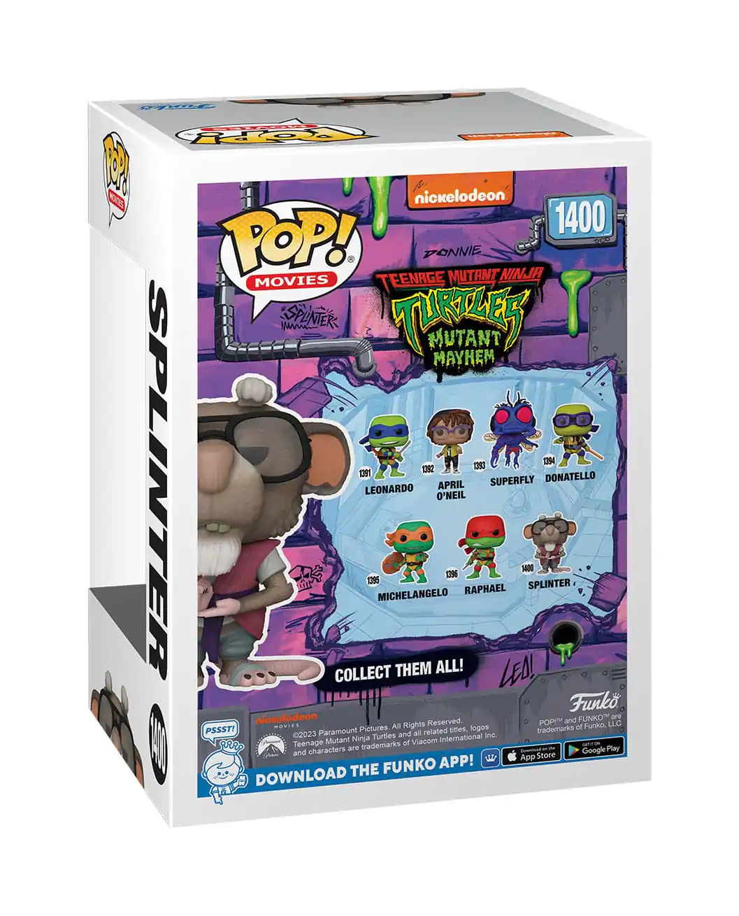 POP figure Ninja Turtles Splinter product photo