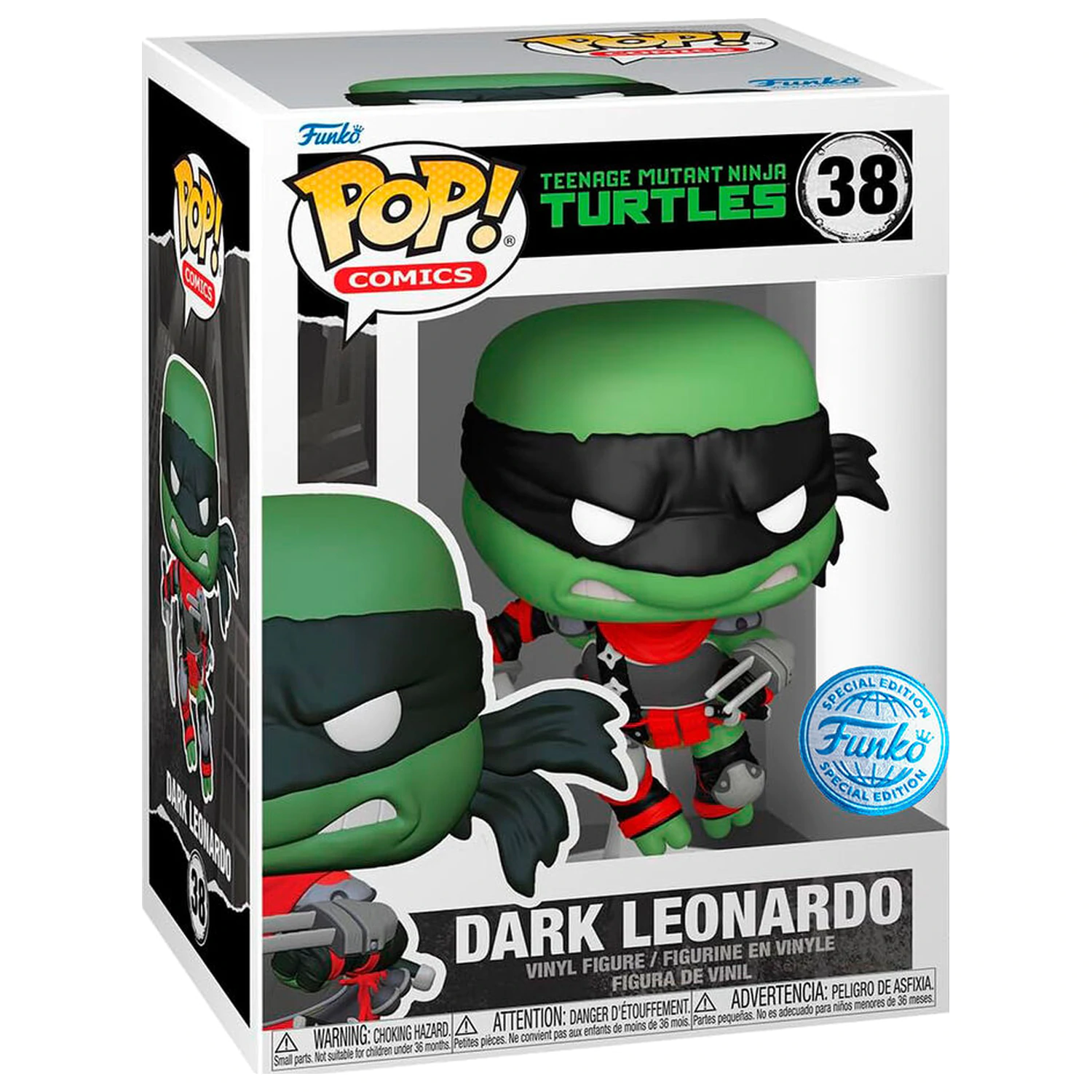 Funko POP figure Ninja Turtles Teenage Mutant Dark Leonardo Exclusive product photo
