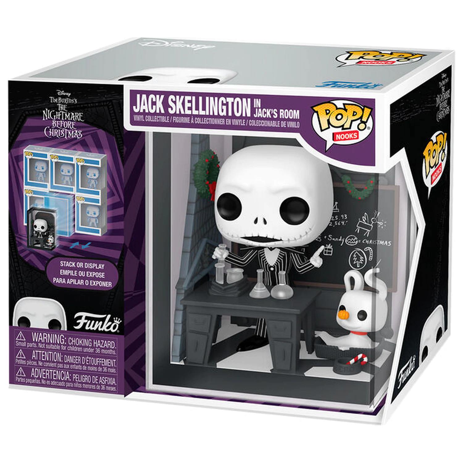 Funko POP figure Nooks Disney Nightmare Before Christmas Jack Skellington in Jack’s Room product photo
