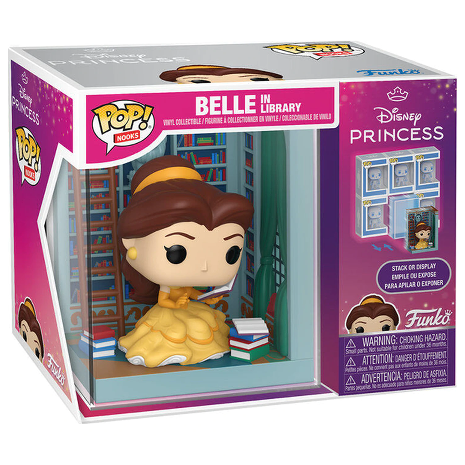 Funko POP figure Nooks Disney Princess Belle in Library product photo